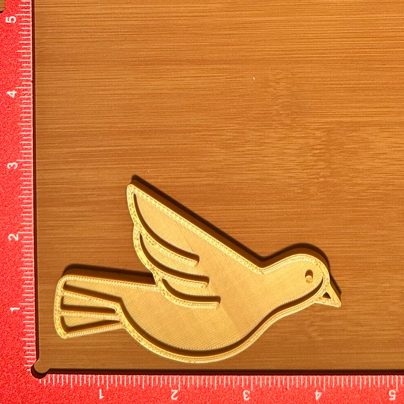 Dove - Custom 3D Printed Cookie Cutter + Stamp Combo