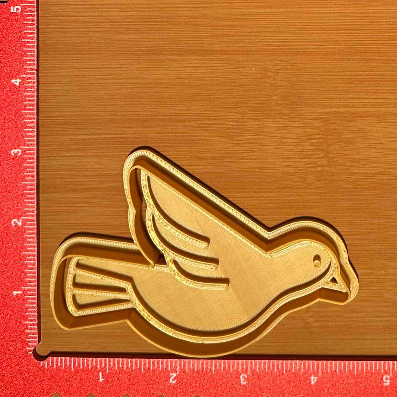 Dove - Custom 3D Printed Cookie Cutter + Stamp Combo