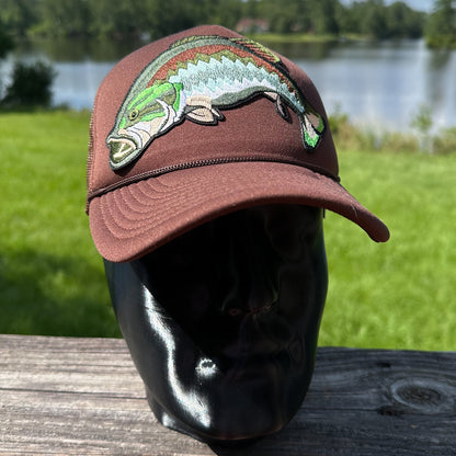 Big Bass | Brown Foam Front | Decky High Crown