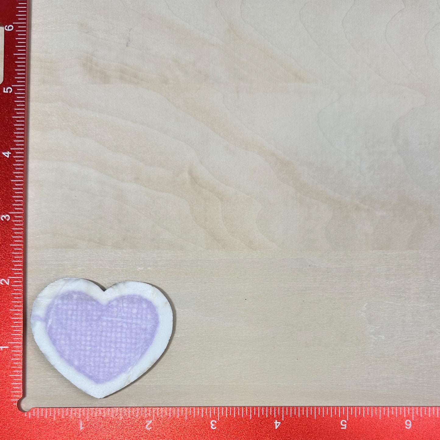 Heart, Purple - Chenille Patch