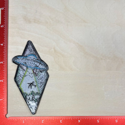 Alien Abduction - Embroidered Patch