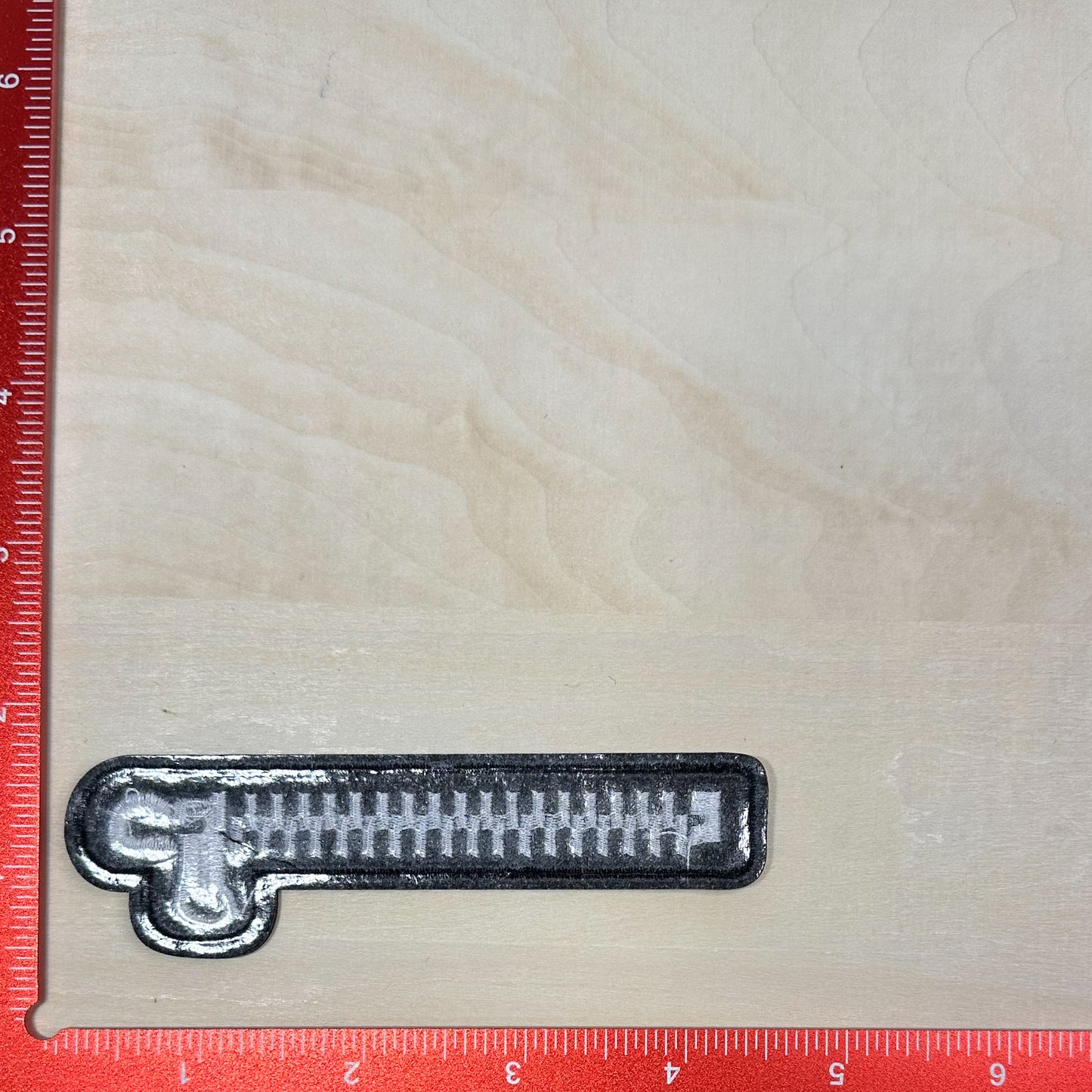 Zipper - Embroidered Patch