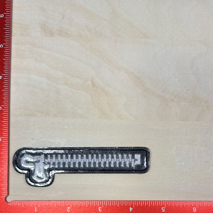 Zipper - Embroidered Patch