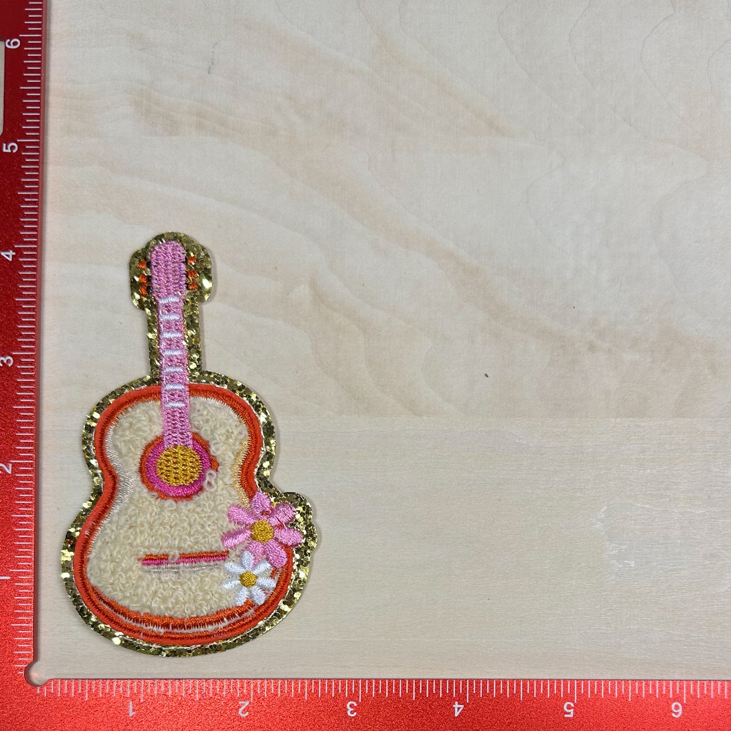 Guitar - Chenille Patch