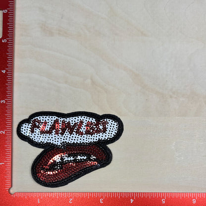 Lips, Flawless - Sequin Patch