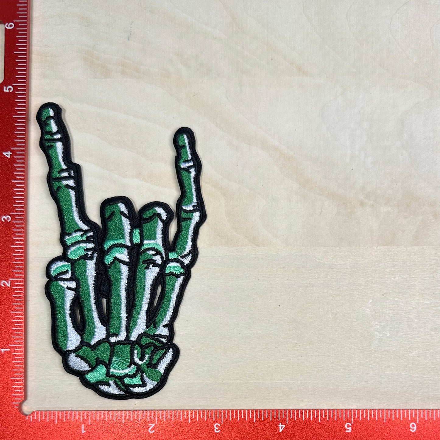 Skeleton Rock On - Embroidered Patch