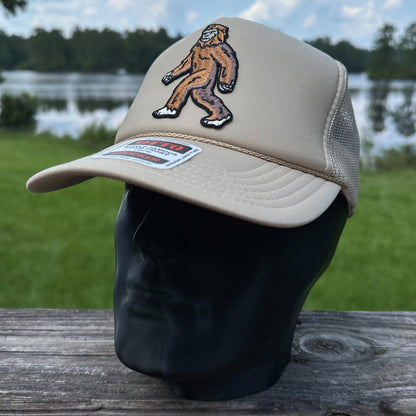 Sasquatch | Tan Otto Foam Front Rope Trucker Hat