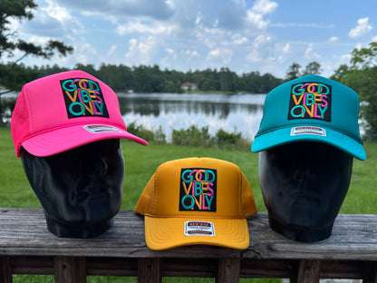 Good Vibes Only | Otto Foam Front Rope Trucker Hat