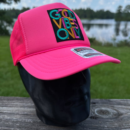 Good Vibes Only | Otto Foam Front Rope Trucker Hat