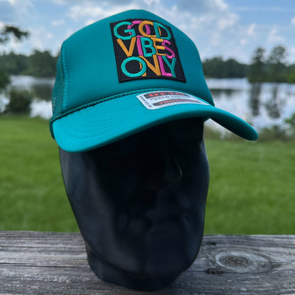 Good Vibes Only | Otto Foam Front Rope Trucker Hat