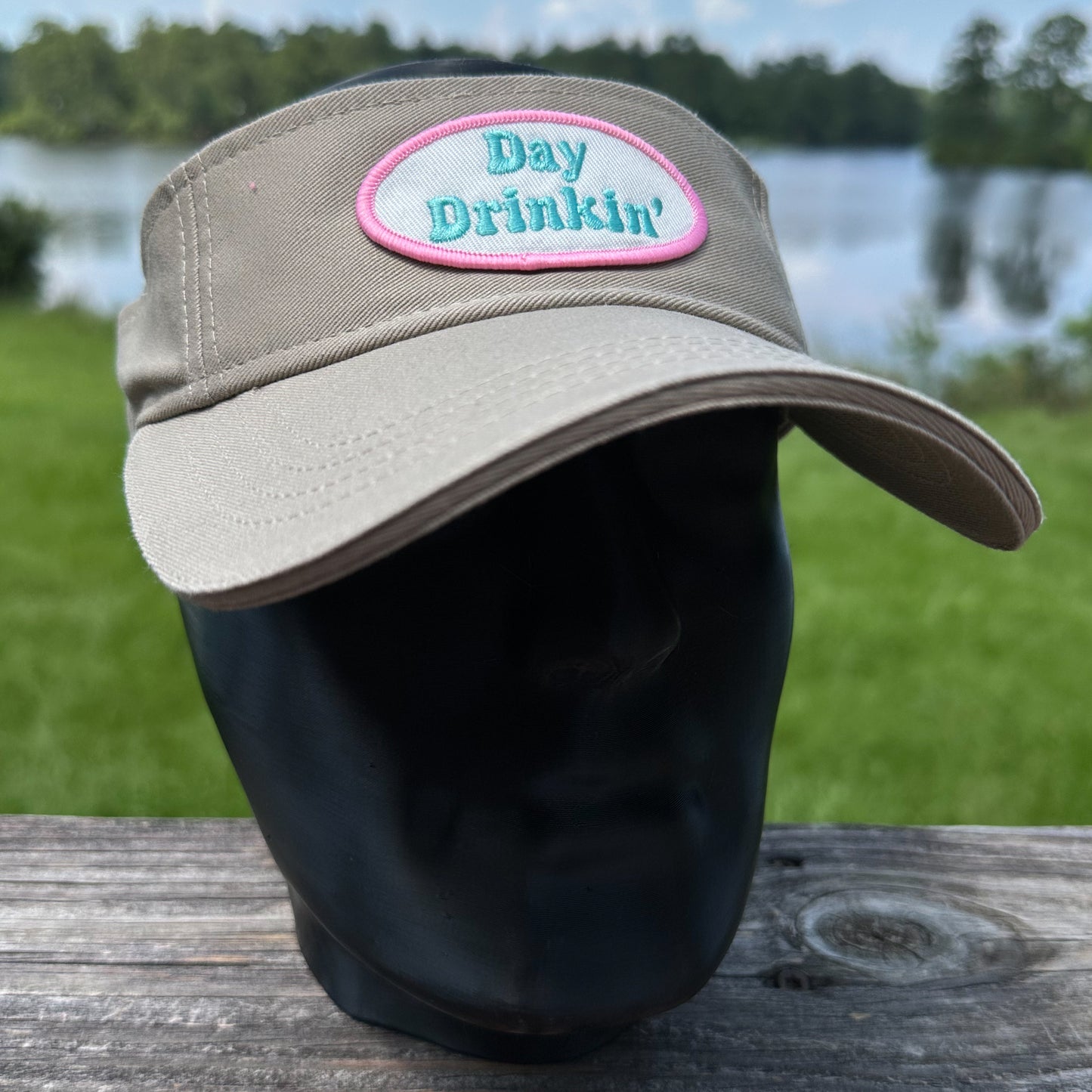 Day Drinkin | Khaki Sportsman Sandwich Visor