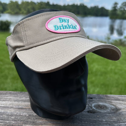 Day Drinkin | Khaki Sportsman Sandwich Visor