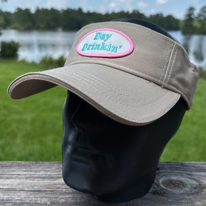 Day Drinkin | Khaki Sportsman Sandwich Visor