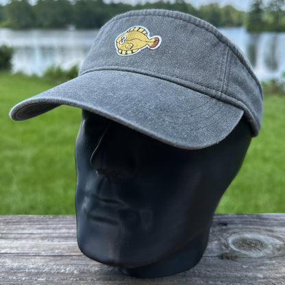 Flounder | Charcoal Sportsman Visor