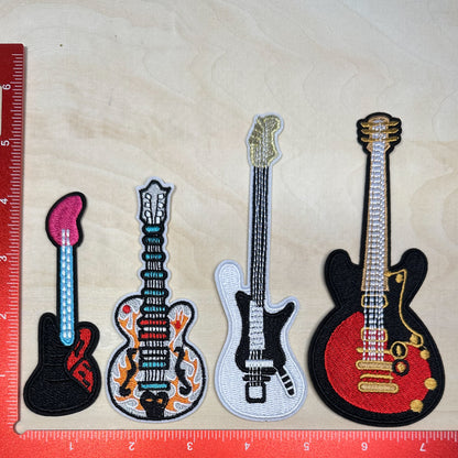 Guitars - Embroidered Patch