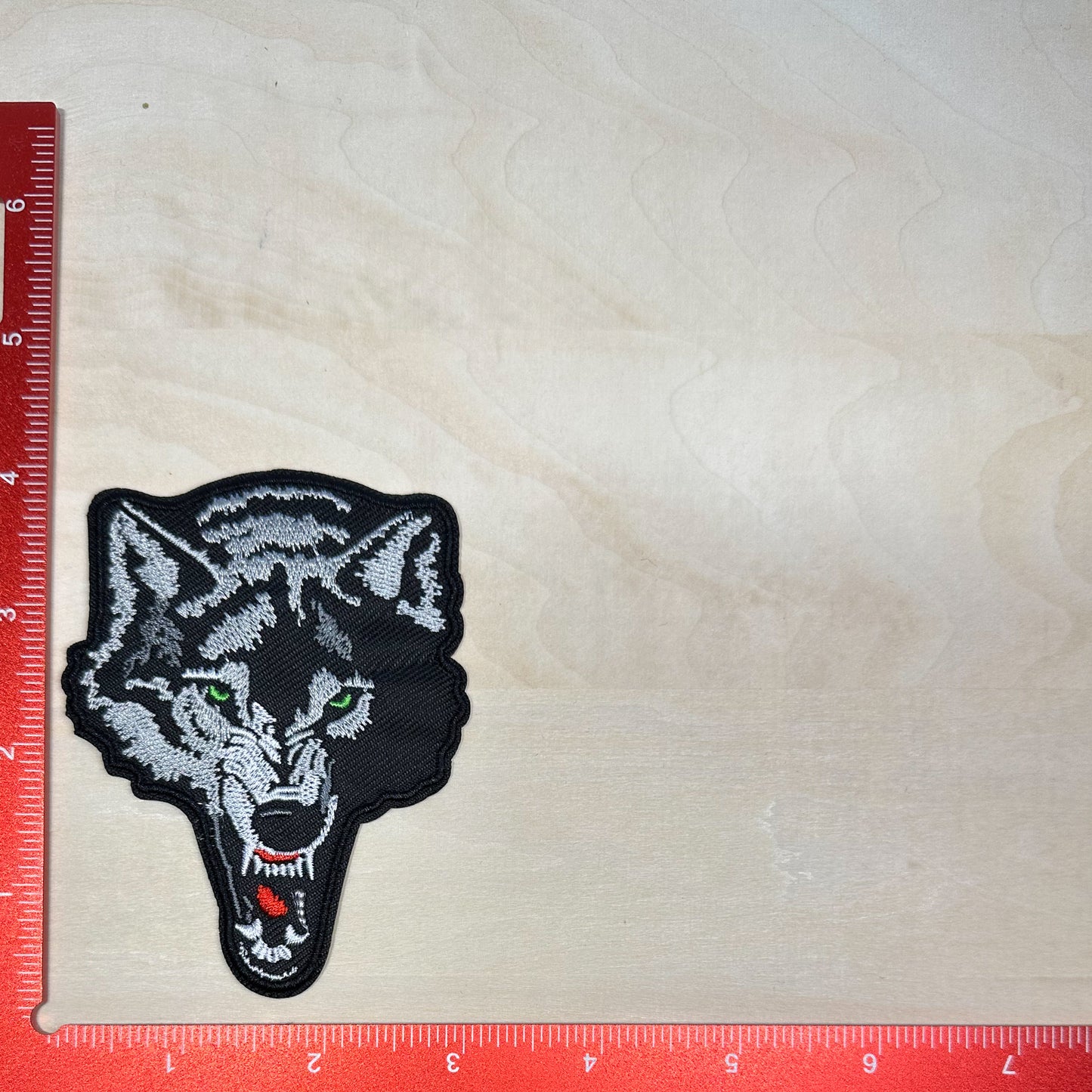 Wolf Head - Embroidered Patch