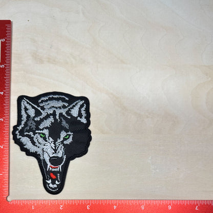 Wolf Head - Embroidered Patch