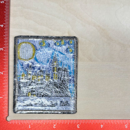 Starry Night Castle - Embroidered Patch