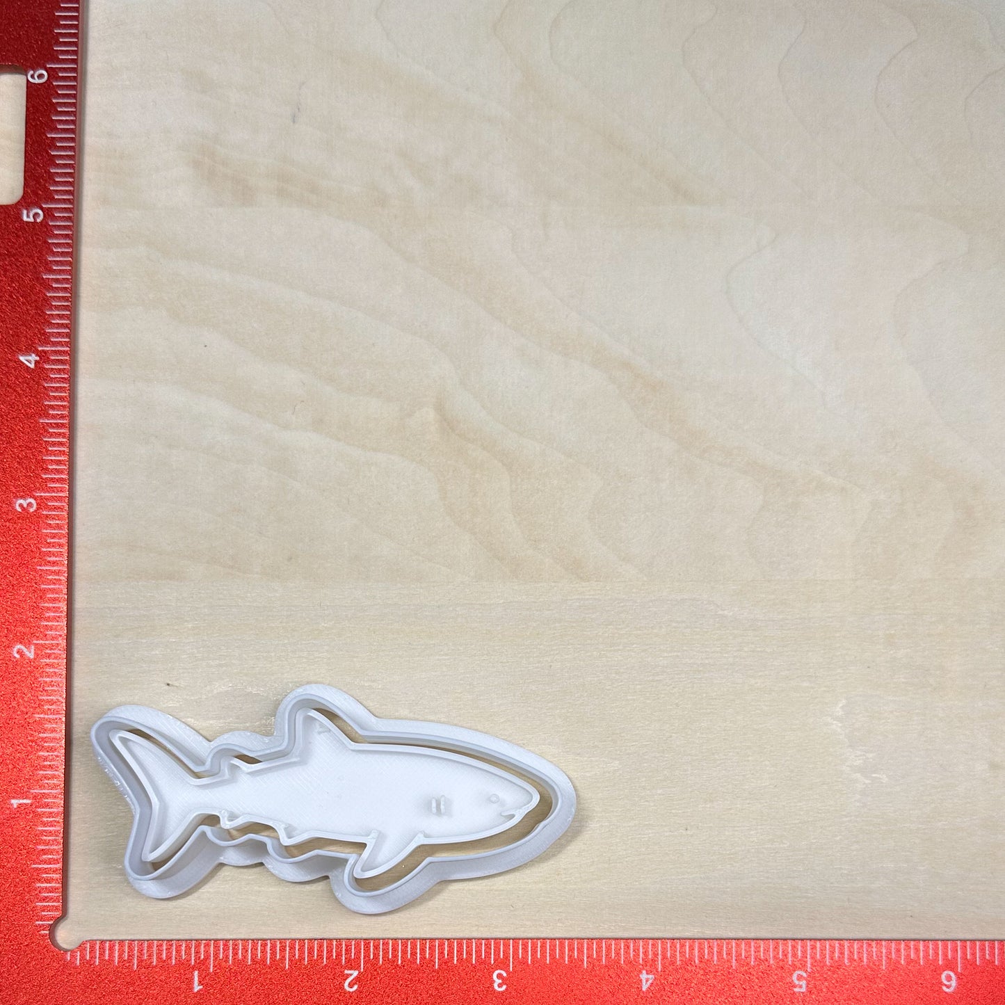 Sharks - Custom 3D Printed Cookie Cutter + Stamp Combo