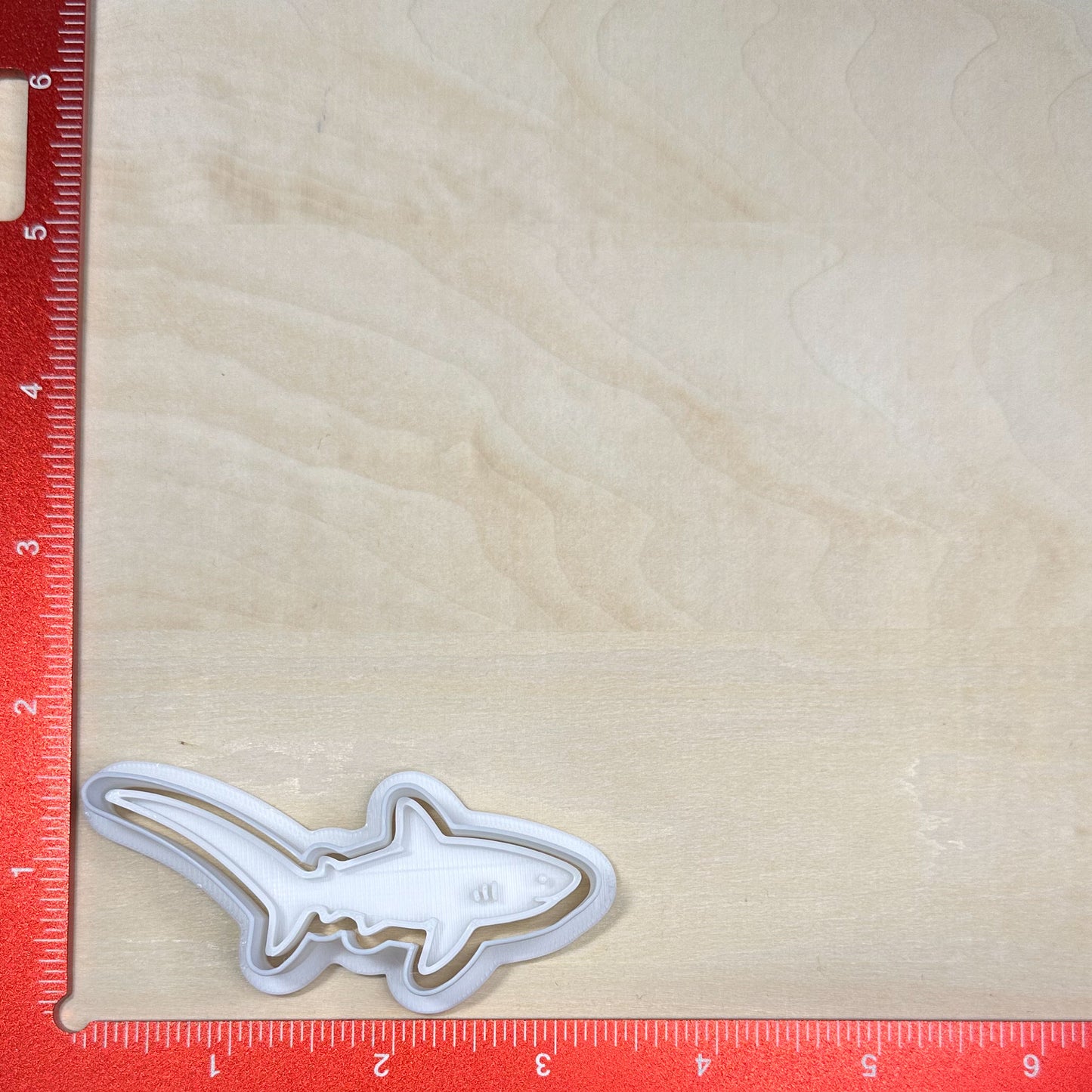 Sharks - Custom 3D Printed Cookie Cutter + Stamp Combo