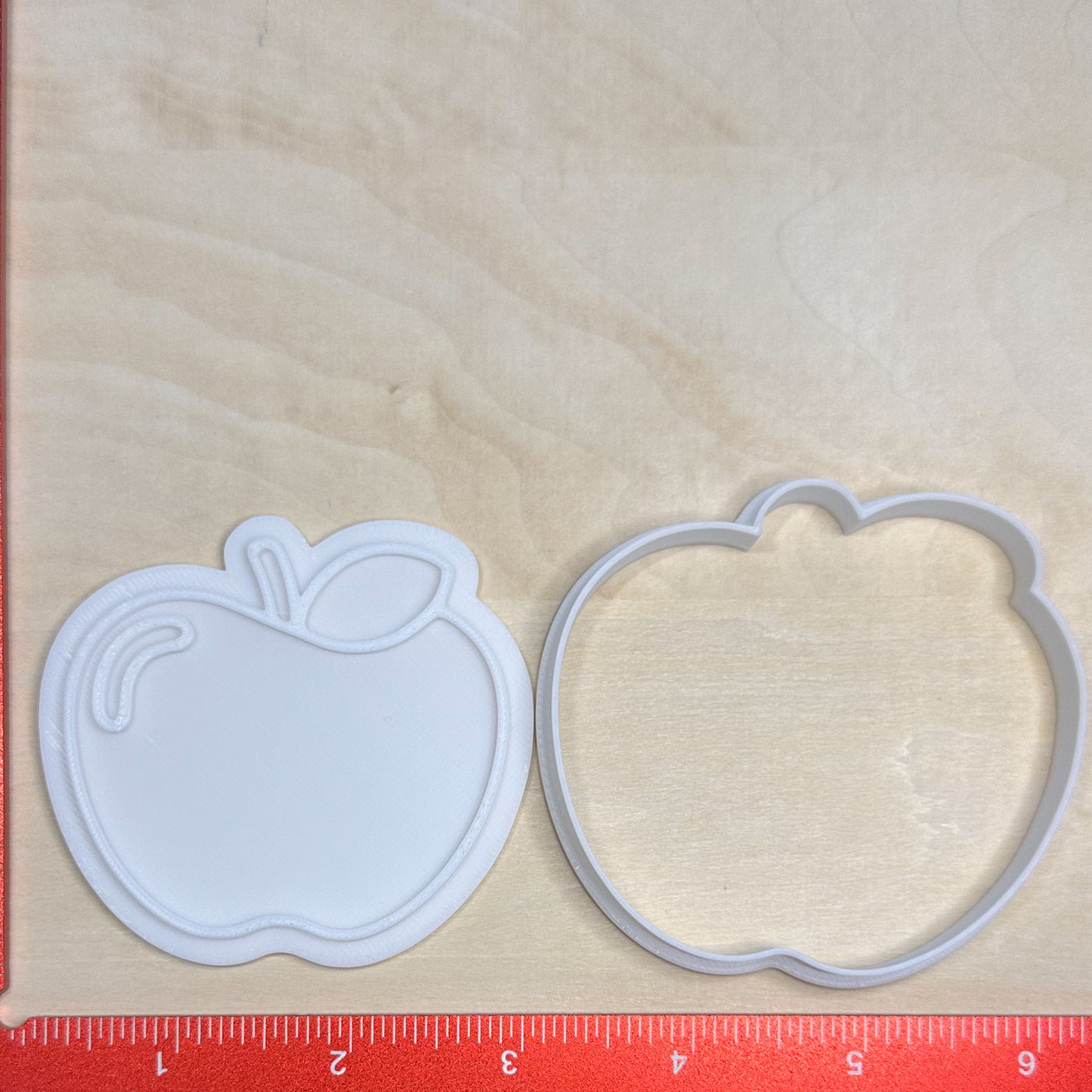 Back to School - Custom 3D Printed Cookie Cutter + Stamp Combo