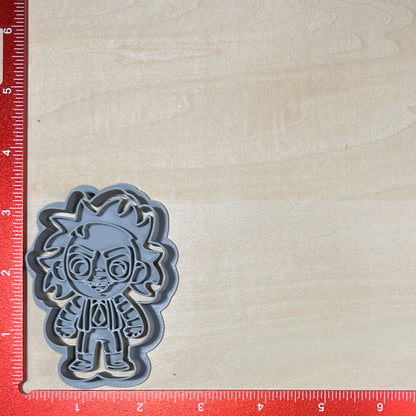 Horror Villains - Custom 3D Printed Cookie Cutter + Stamp Combo
