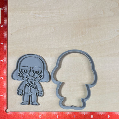 Horror Villains - Custom 3D Printed Cookie Cutter + Stamp Combo