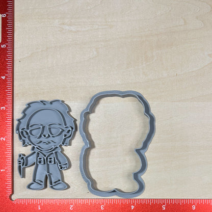 Horror Villains - Custom 3D Printed Cookie Cutter + Stamp Combo