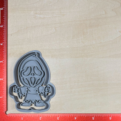 Horror Villains - Custom 3D Printed Cookie Cutter + Stamp Combo