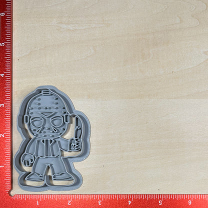 Horror Villains - Custom 3D Printed Cookie Cutter + Stamp Combo