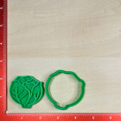 Fruits & Veggies, Mini Cutters - Custom 3D Printed Cookie Cutter + Stamp Combo