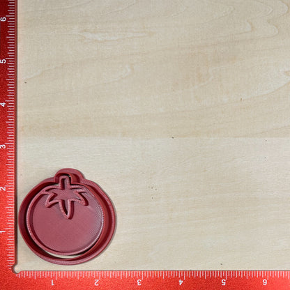 Fruits & Veggies, Mini Cutters - Custom 3D Printed Cookie Cutter + Stamp Combo