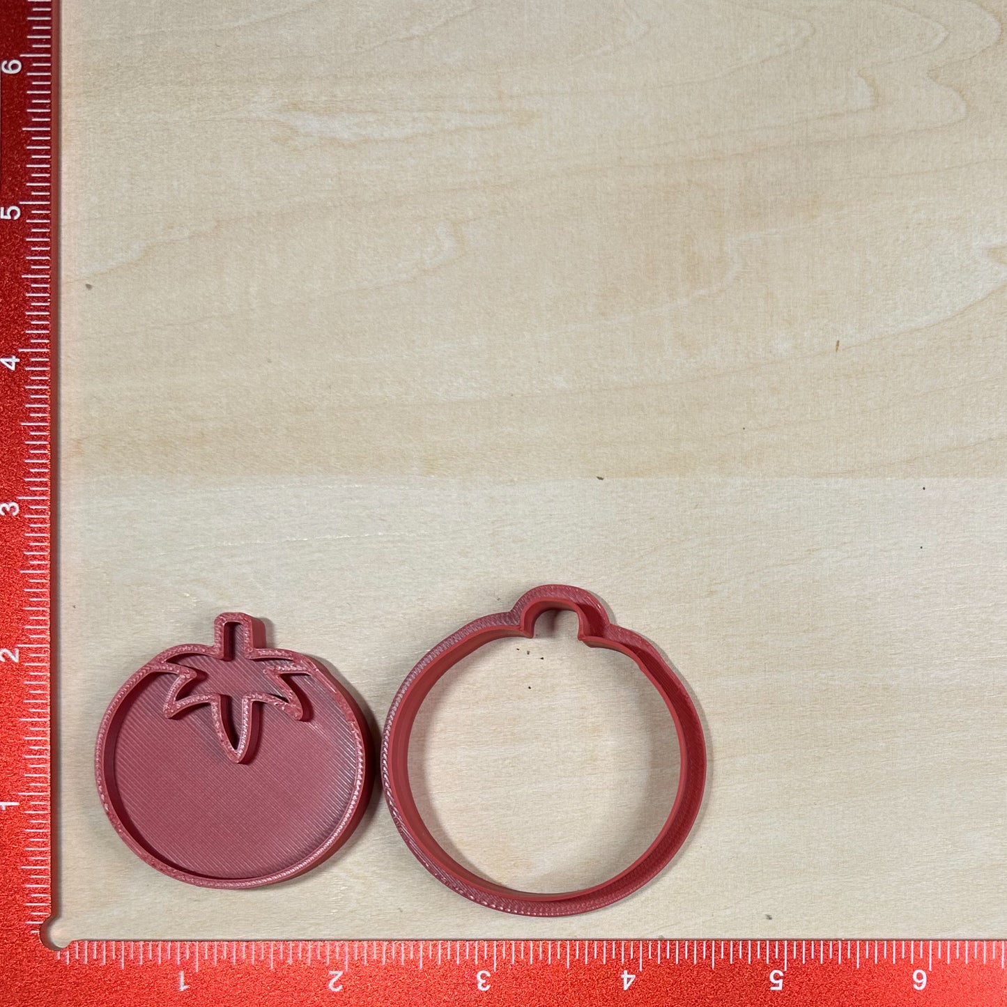 Fruits & Veggies, Mini Cutters - Custom 3D Printed Cookie Cutter + Stamp Combo
