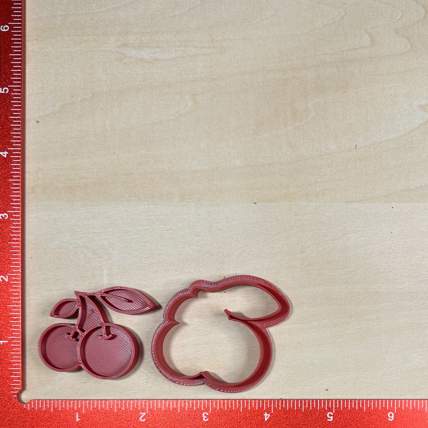 Fruits & Veggies, Mini Cutters - Custom 3D Printed Cookie Cutter + Stamp Combo