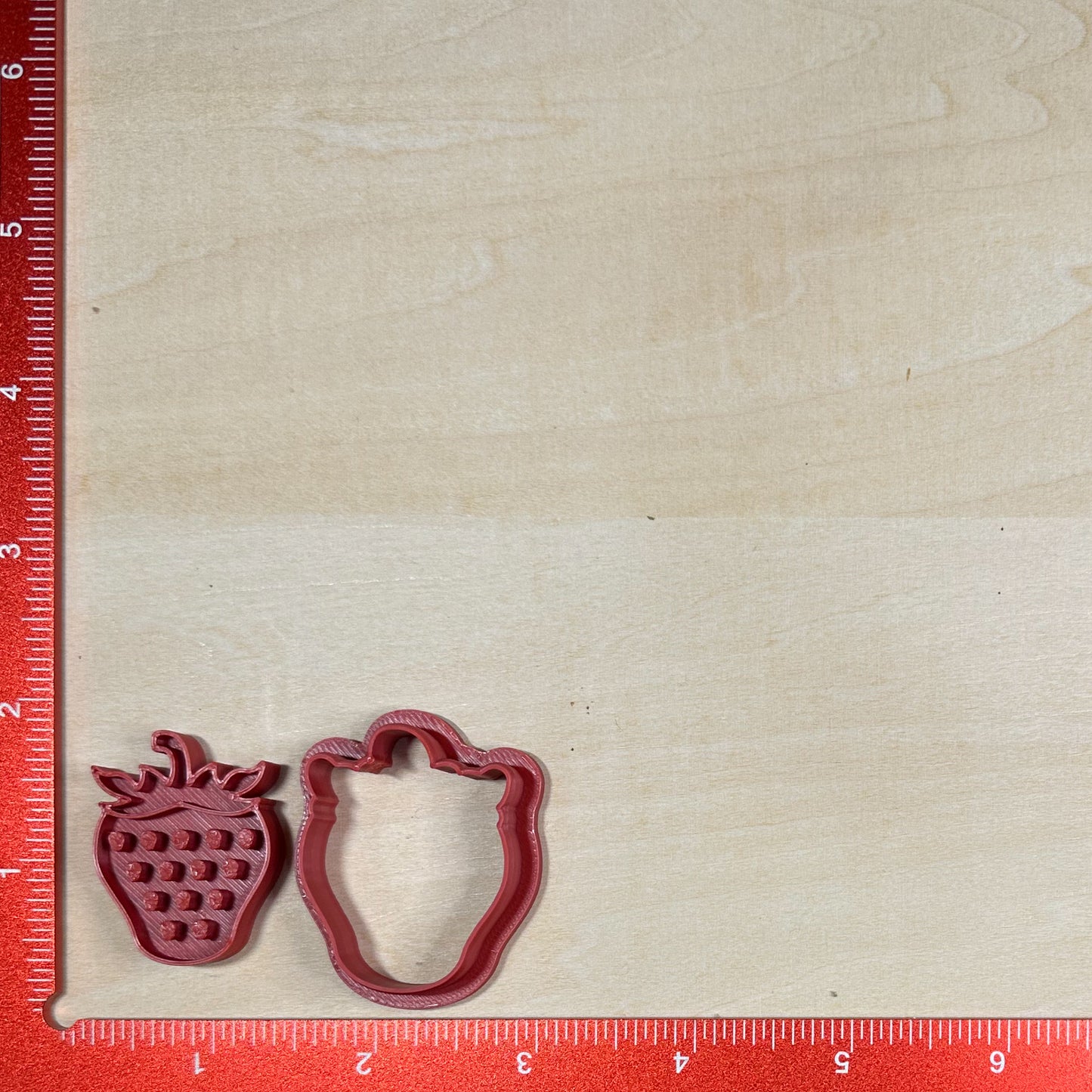 Fruits & Veggies, Mini Cutters - Custom 3D Printed Cookie Cutter + Stamp Combo