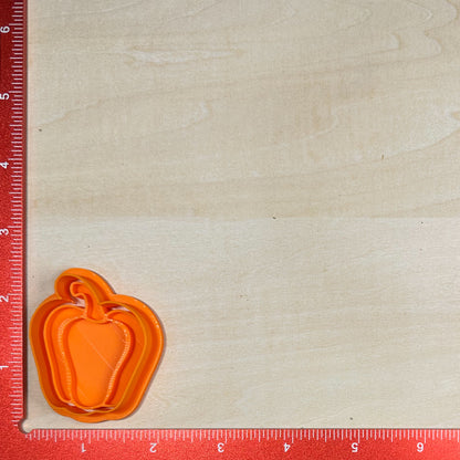 Fruits & Veggies, Mini Cutters - Custom 3D Printed Cookie Cutter + Stamp Combo