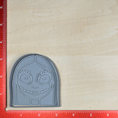 Nightmare Before Christmas, Heads - Custom 3D Printed Cookie Cutter + Stamp Combo