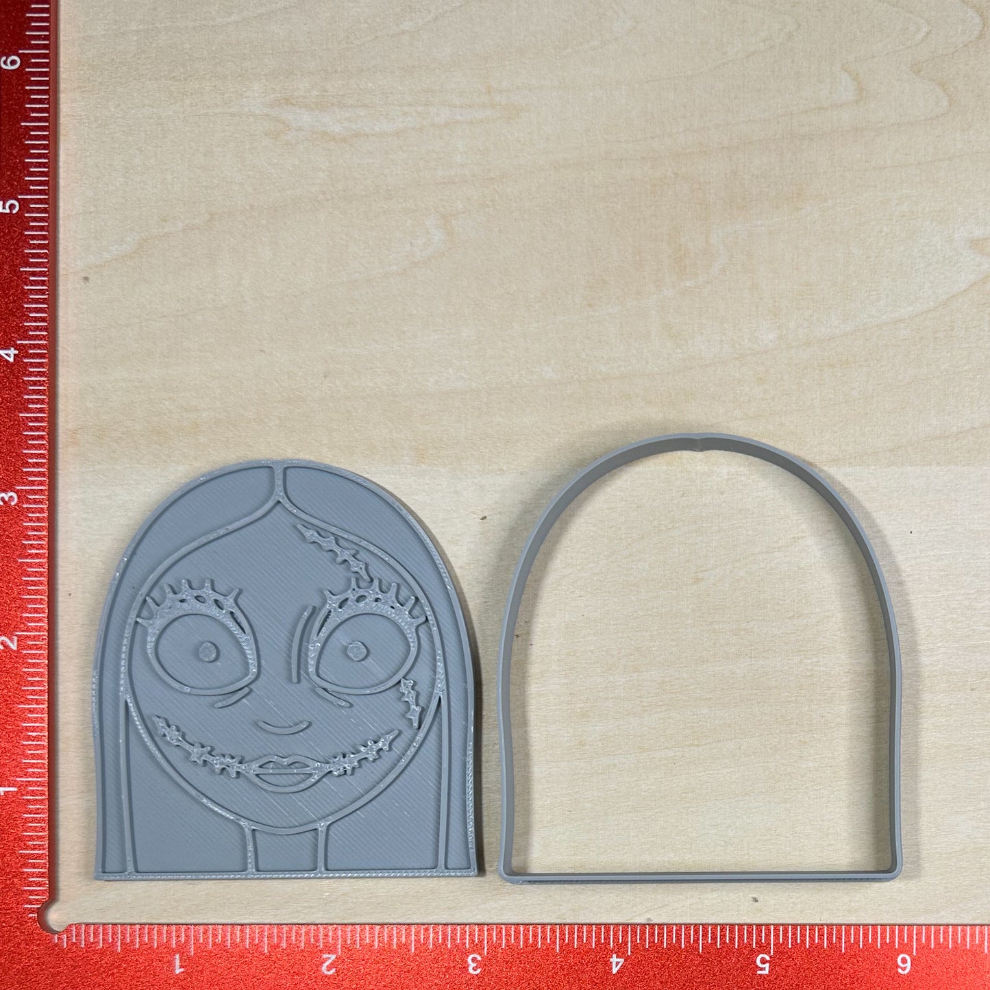 Nightmare Before Christmas, Heads - Custom 3D Printed Cookie Cutter + Stamp Combo