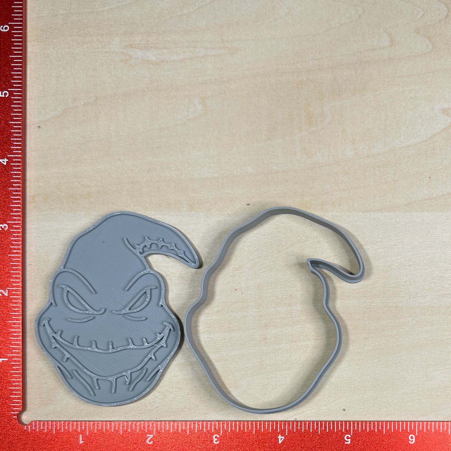 Nightmare Before Christmas, Heads - Custom 3D Printed Cookie Cutter + Stamp Combo