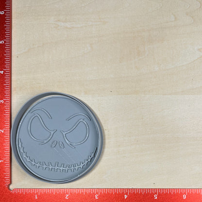 Nightmare Before Christmas, Heads - Custom 3D Printed Cookie Cutter + Stamp Combo
