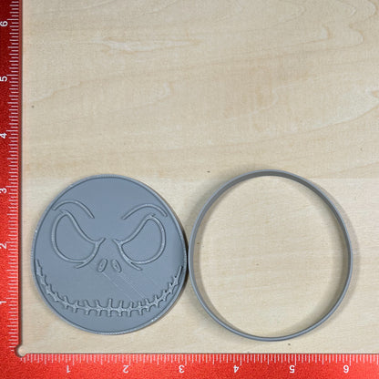 Nightmare Before Christmas, Heads - Custom 3D Printed Cookie Cutter + Stamp Combo