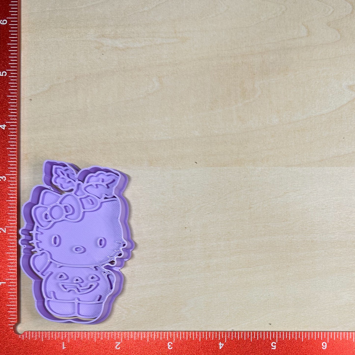 Hello Kitty Halloween - Custom 3D Printed Cookie Cutter + Stamp Combo