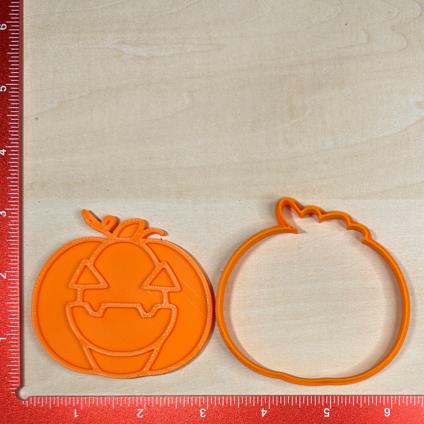 Halloween Set - Custom 3D Printed Cookie Cutter + Stamp Combo