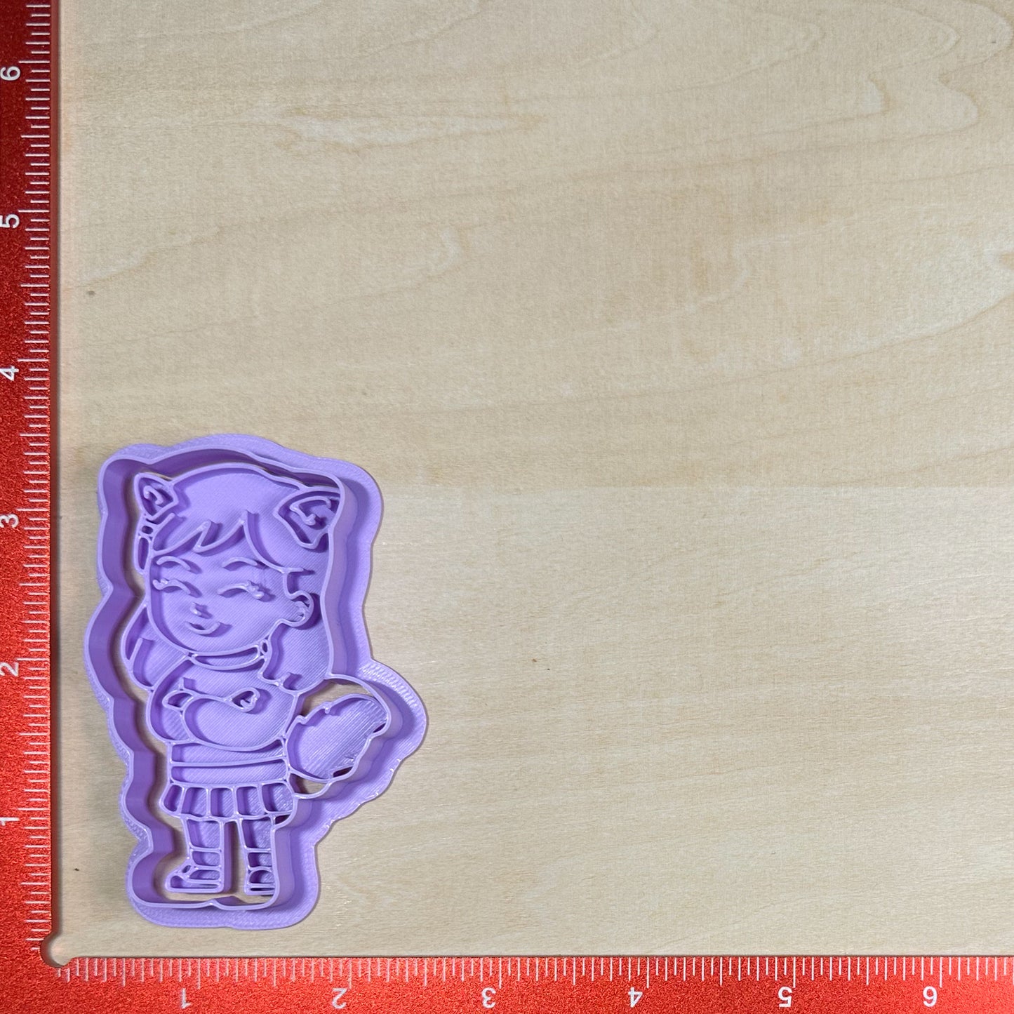 Wednesday - Custom 3D Printed Cookie Cutter + Stamp Combo
