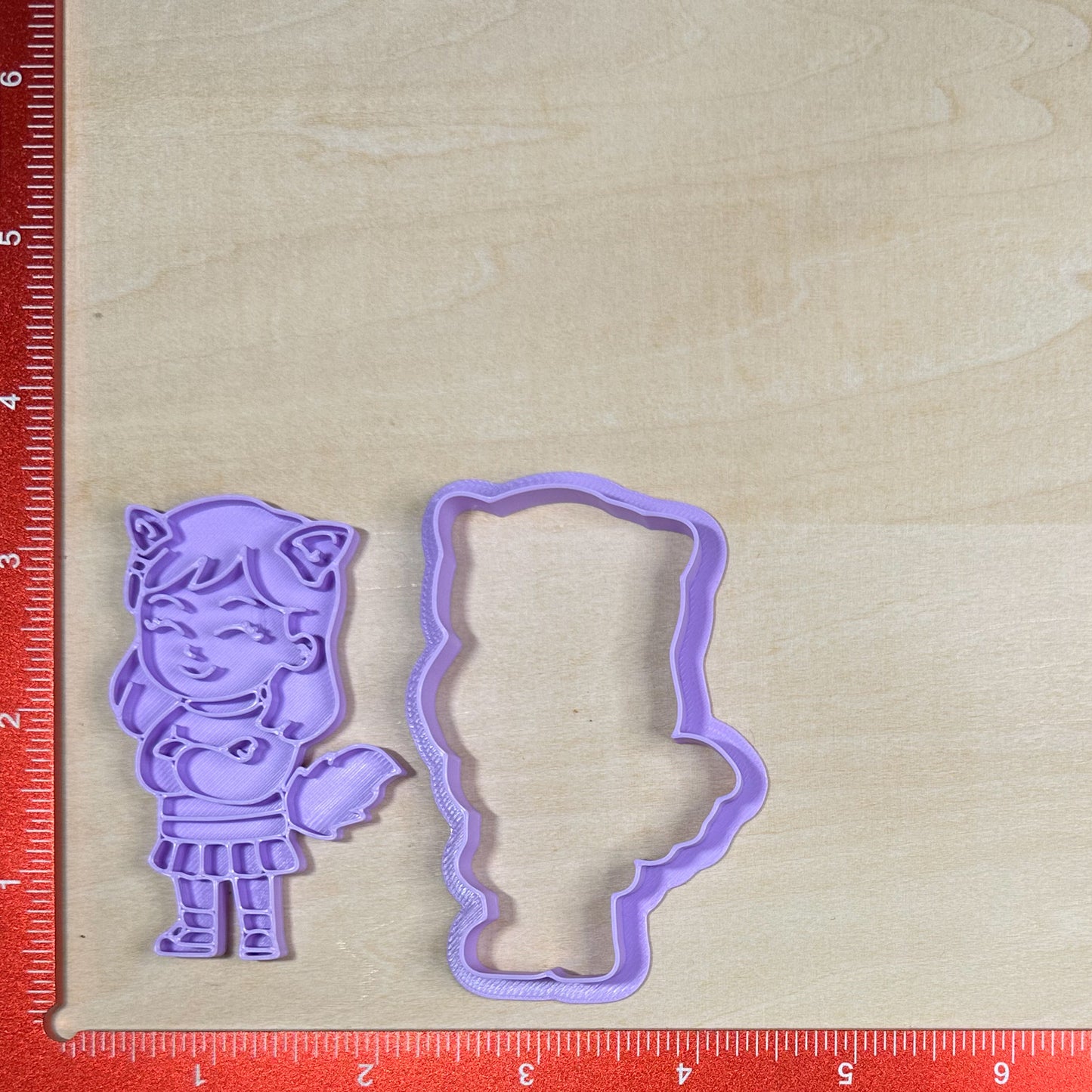 Wednesday - Custom 3D Printed Cookie Cutter + Stamp Combo