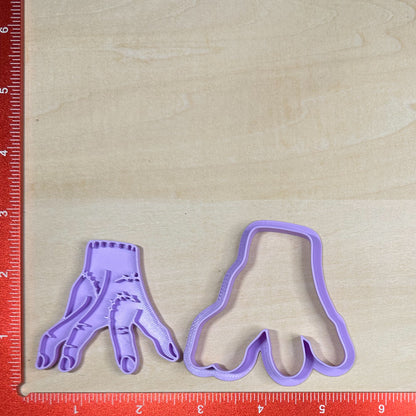 Wednesday - Custom 3D Printed Cookie Cutter + Stamp Combo