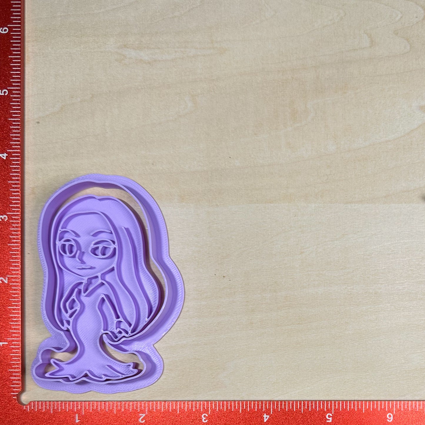 Wednesday - Custom 3D Printed Cookie Cutter + Stamp Combo