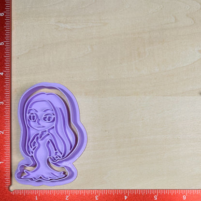 Wednesday - Custom 3D Printed Cookie Cutter + Stamp Combo