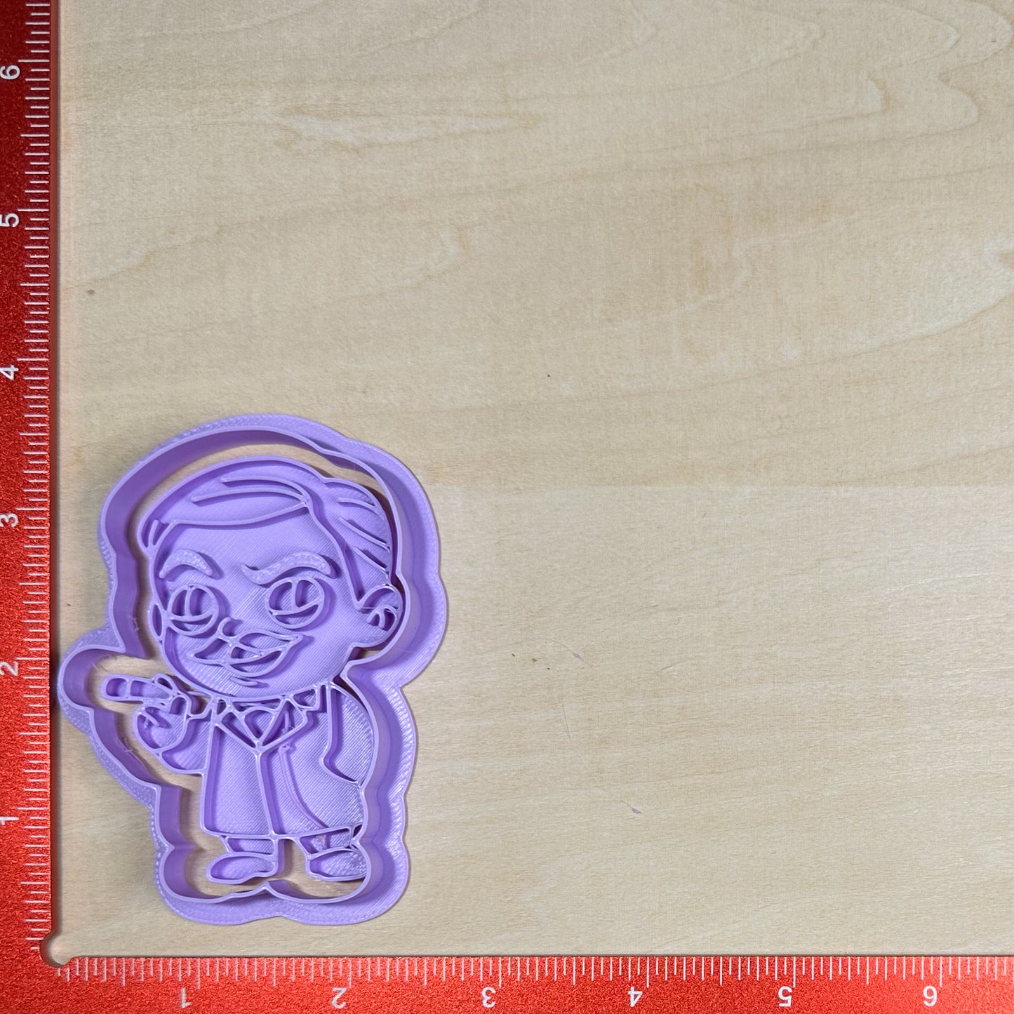 Wednesday - Custom 3D Printed Cookie Cutter + Stamp Combo