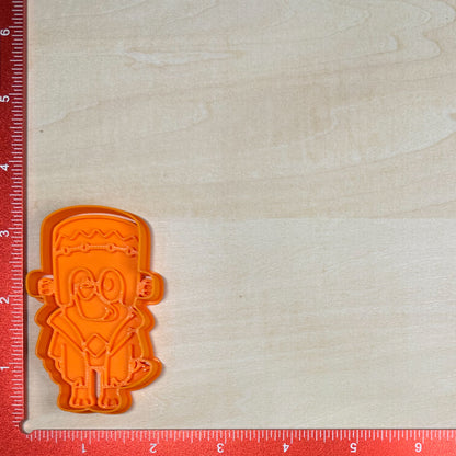 Bluey Halloween - Custom 3D Printed Cookie Cutter + Stamp Combo
